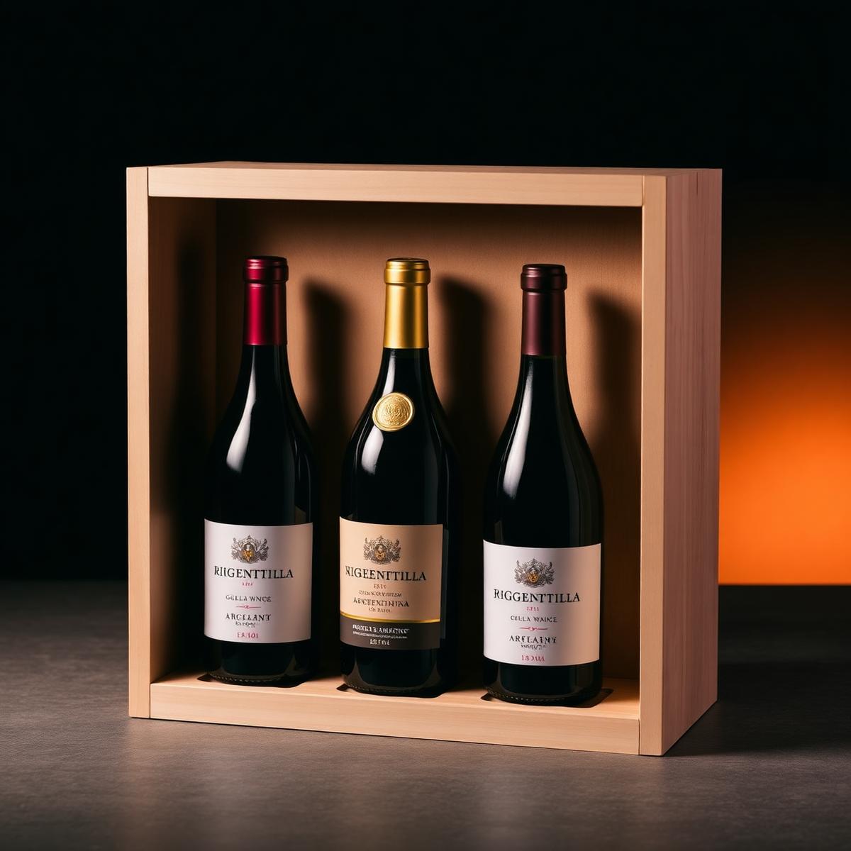 Caja Épica con tres vinos seleccionados